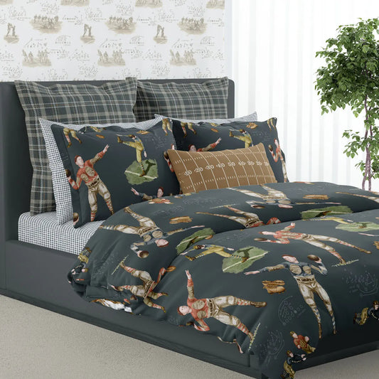 Sports Themed Wallpaper & Bedroom: How One Collection Grew from Leggings to a Luxury Hotel