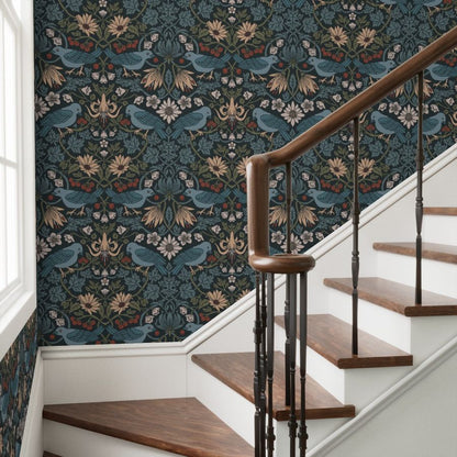 Huckleberry Thief Wallpaper - Timberline Dark