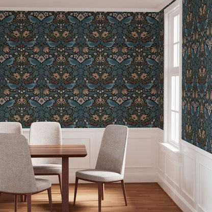 Huckleberry Thief Wallpaper - Timberline Dark